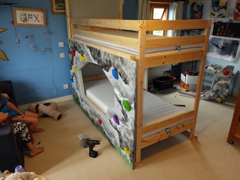 Climbing Wall Bunk Bed